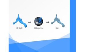 Pour les scanners 3D Shining : EXModel - Conversion transparente de scanners 3D en CAO