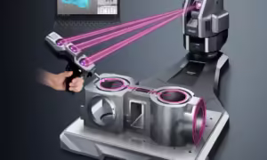 Machine à mesurer tridimensionnelle à sonde portative